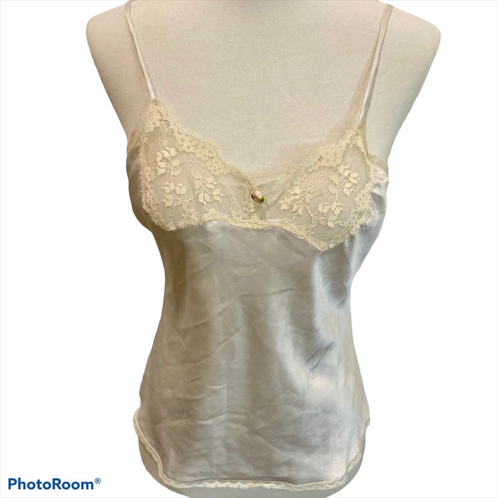 Vintage Pembrooke Camisole Lace and Flower